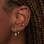 Opal Pearl Shower Earrings