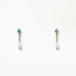Opal Pearl Shower Earrings