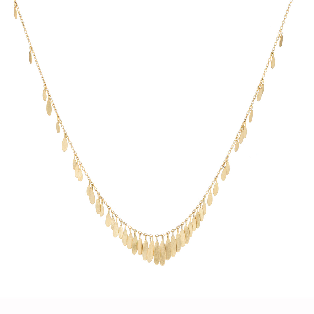 Tiny Golden Daisy Necklace