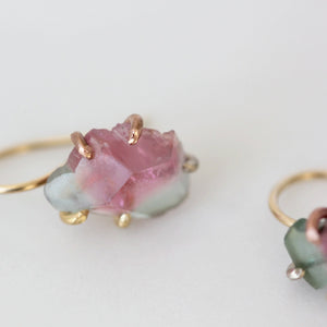 Watermelon Tourmaline Drop