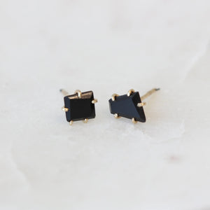 
            
                Load image into Gallery viewer, Black Jade Studs
            
        