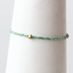 Emerald and 18k Bracelet