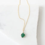 Brazilian Emerald Pendant Necklace