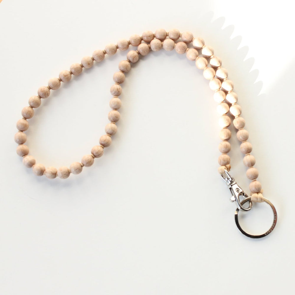 Perlen Long Keychain - Natural