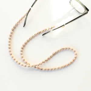 Perlen Glasses Chain  - Natural