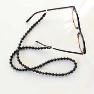 Perlen Glasses Chain  - Black