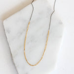 Slinky Double Chains Necklace