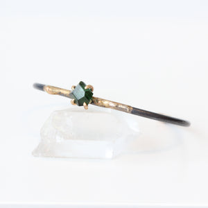 Dark Green Tourmaline Cuff