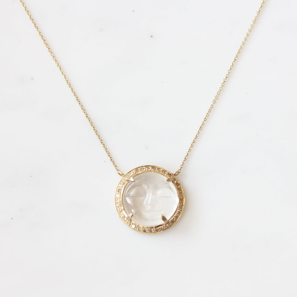 Crystal Moon Necklace