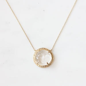 Crystal Moon Necklace
