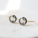 Lumi Earrings - Green Amethyst