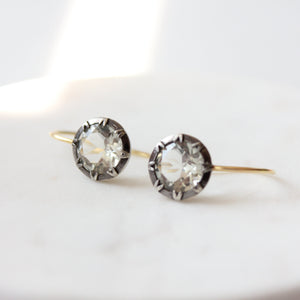 Lumi Earrings - Green Amethyst