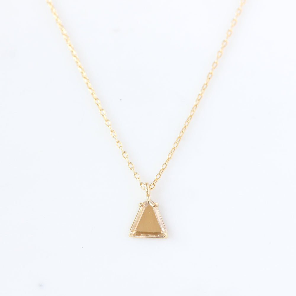 Five Prong Diamond Necklace