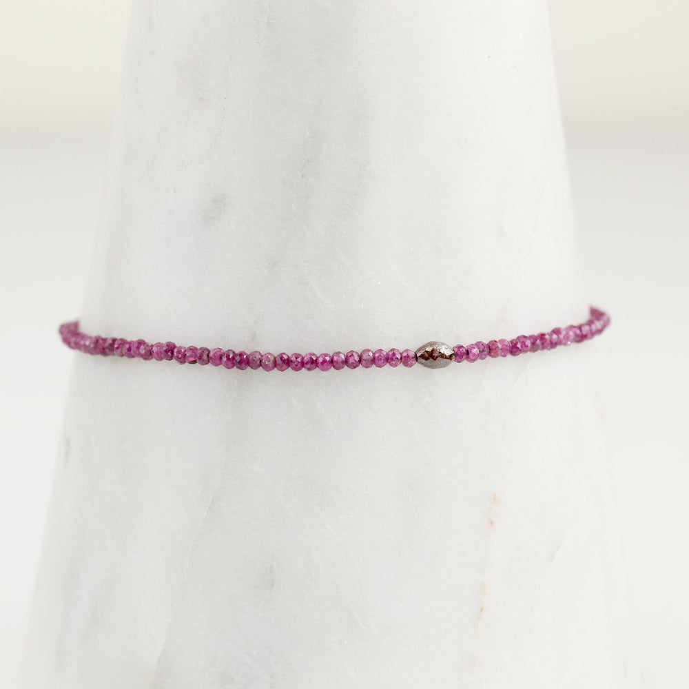 Ruby + Diamond Bracelet