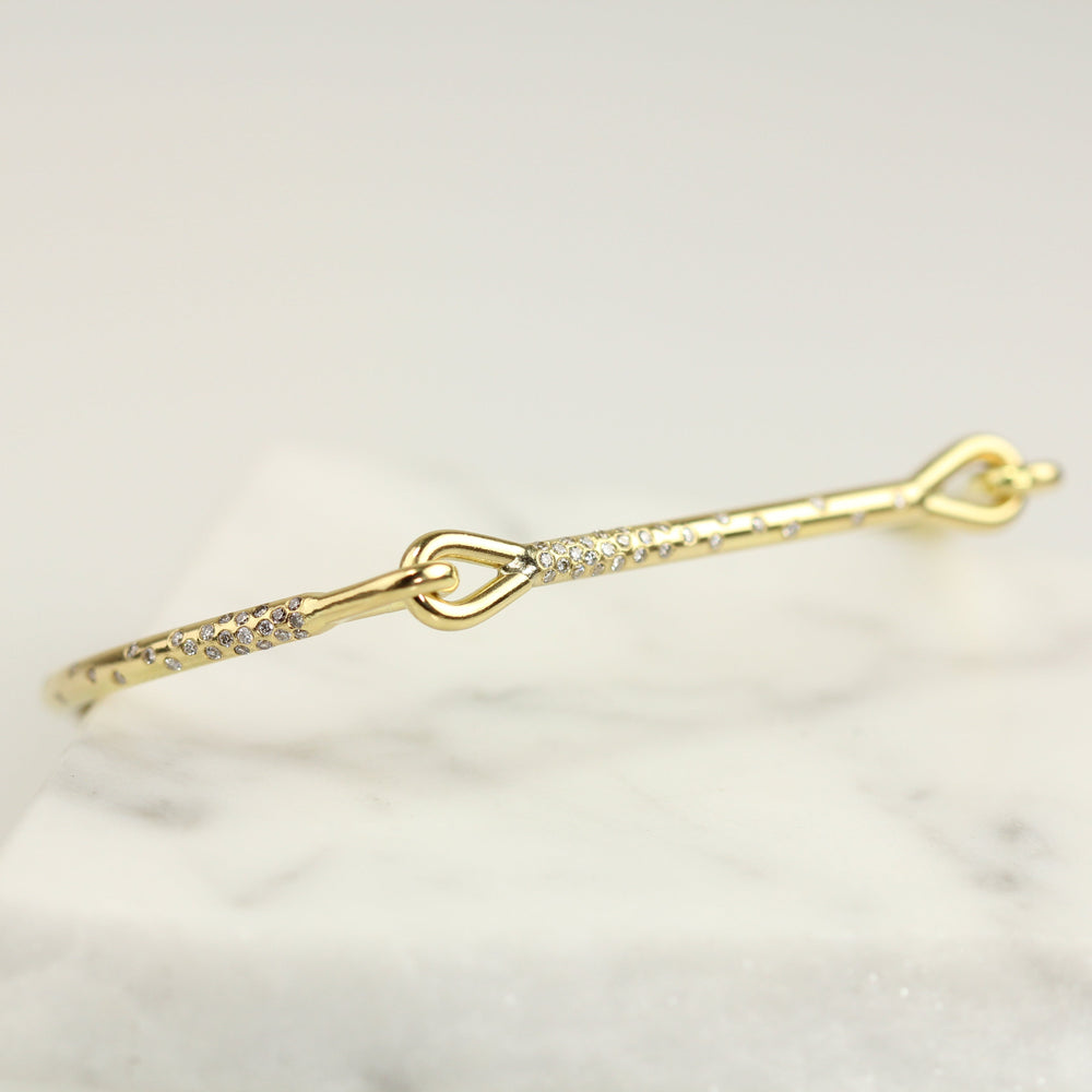 Double Scatter Needle Eye Cuff