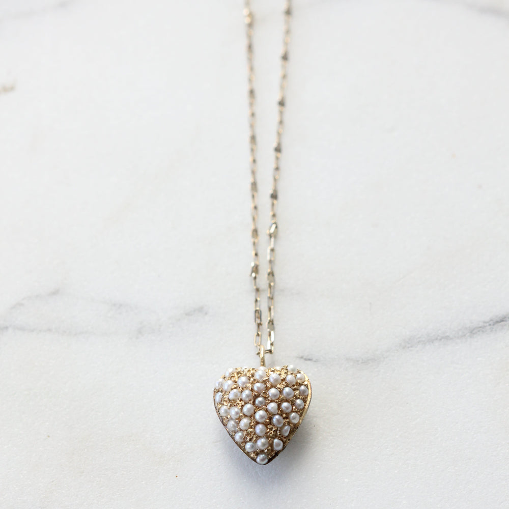 Coeur Pearl Heart Necklace