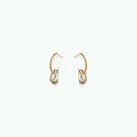 Pearl Droplet Hoops