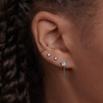 Large Two-Step Chain Earrings