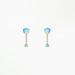 Large Two-Step Chain Earrings