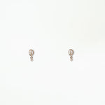 Caged Pearl and Diamond Drops