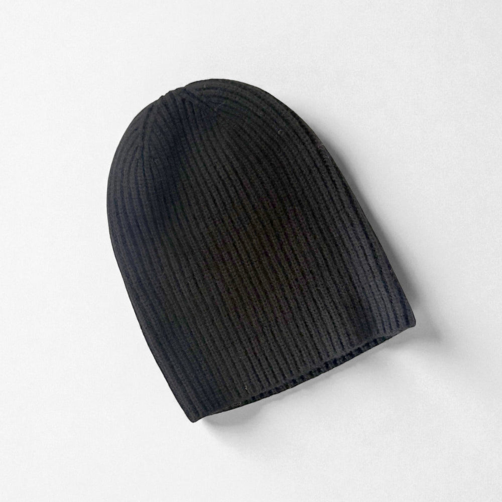 Cashmere Beanie - Black
