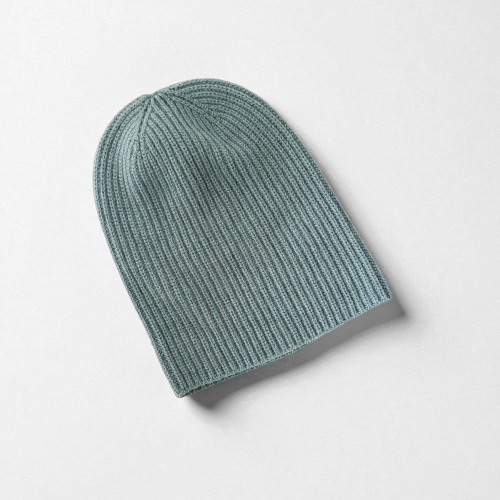 Cashmere Beanie - Norfolk Blue