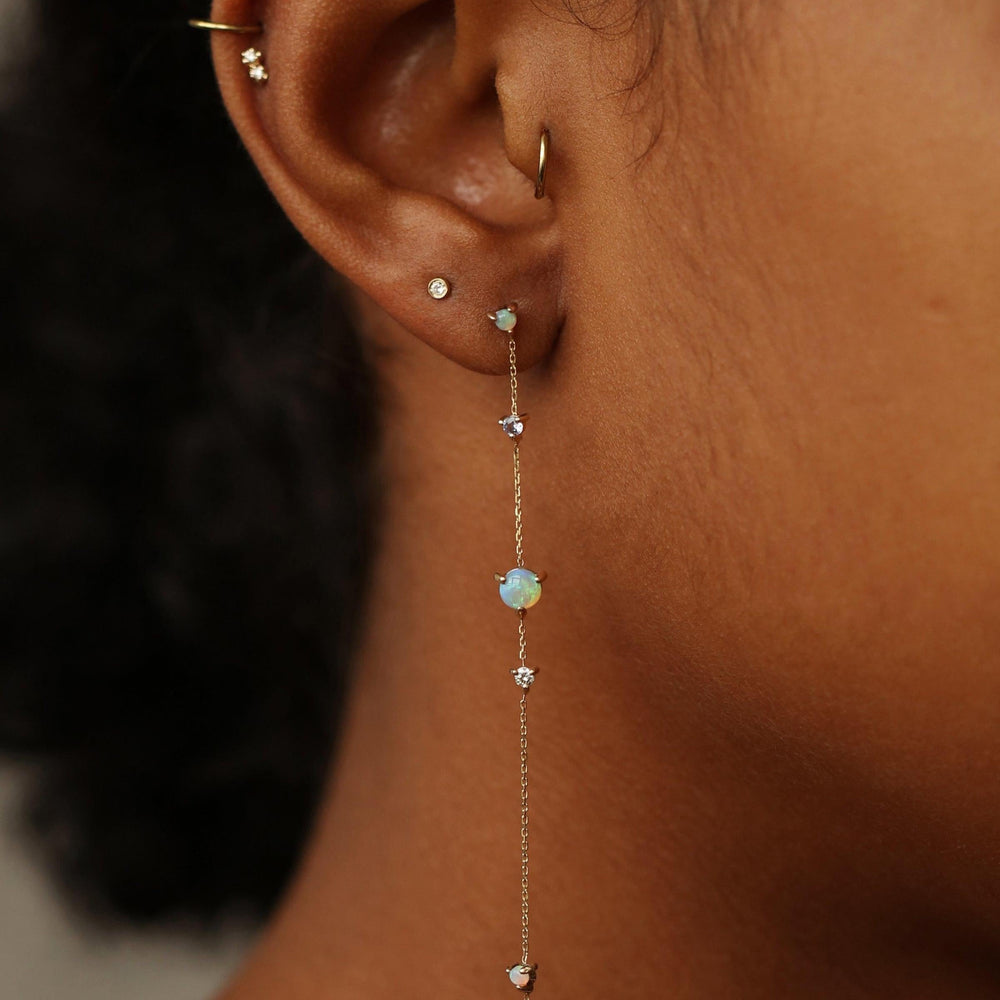 Linear Chain Earrings