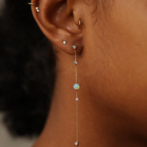 Linear Chain Earrings