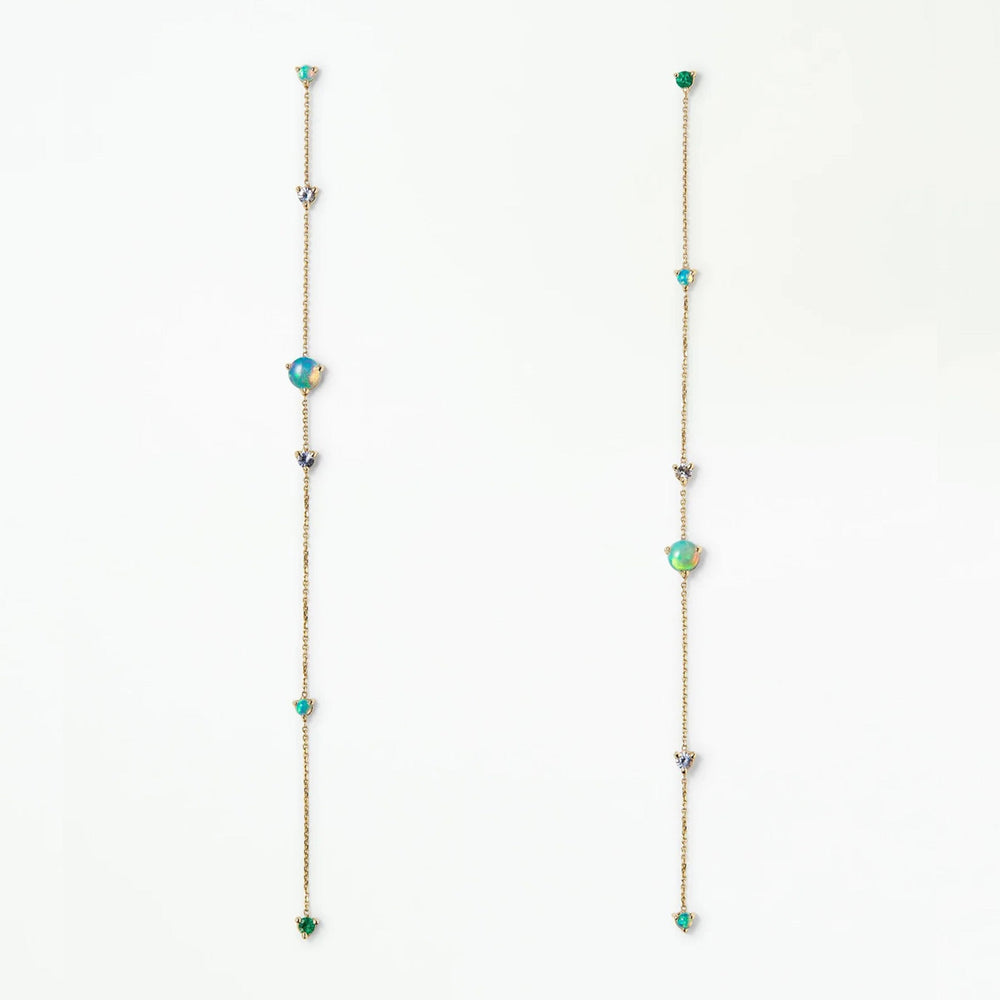 Linear Chain Earrings