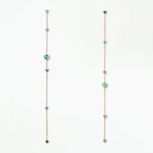 Linear Chain Earrings