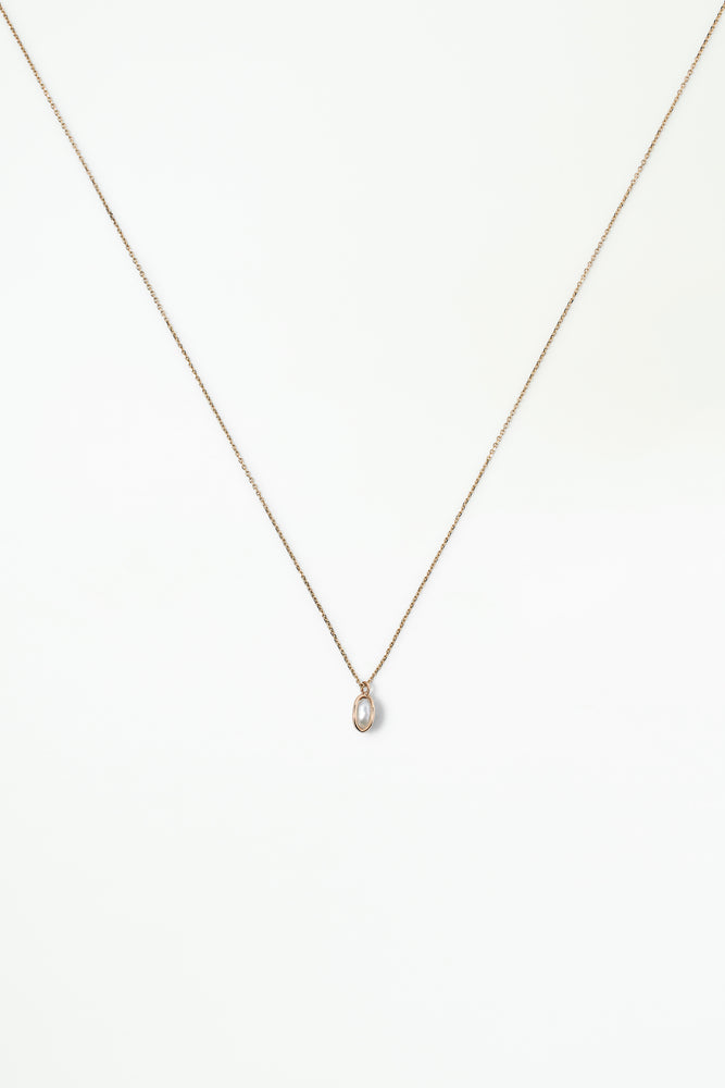 Caged Pearl Necklace