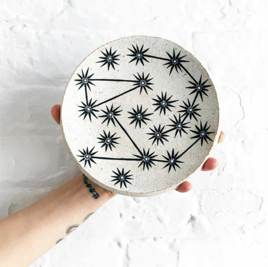 Constellation Dish - Black & White