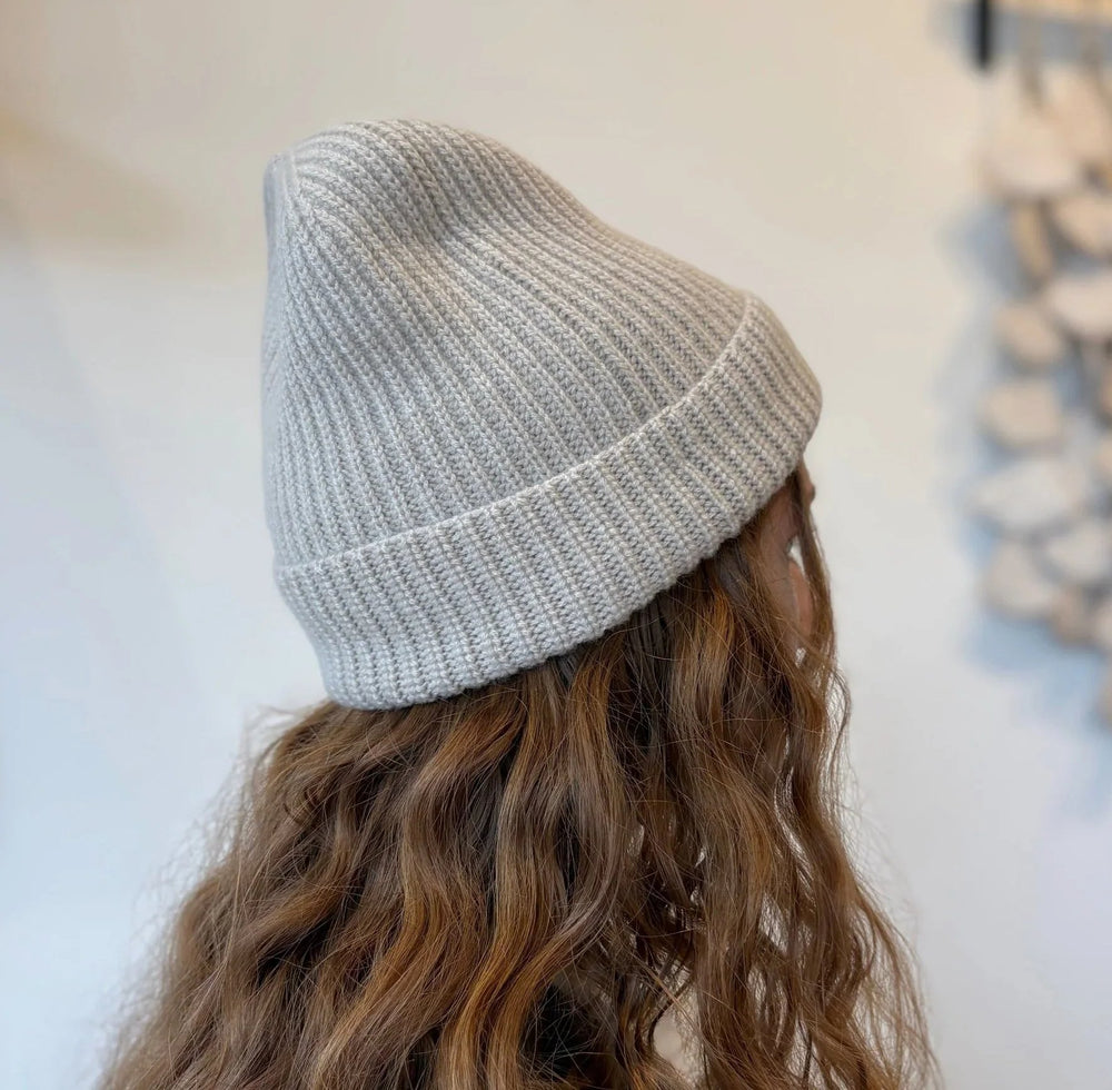 Cashmere Beanie - Oatmeal