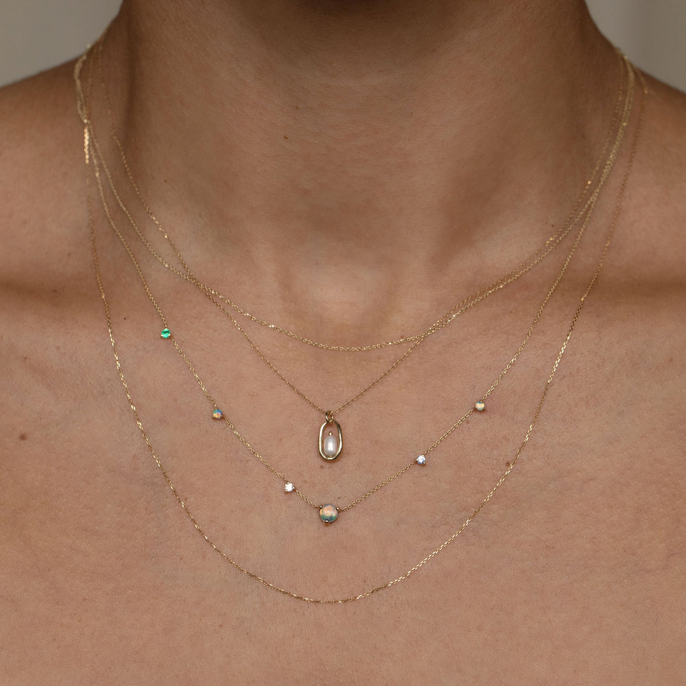 Pearl Droplet Necklace