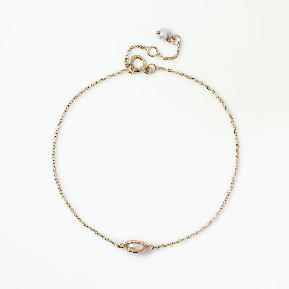 Caged Pearl Bracelet