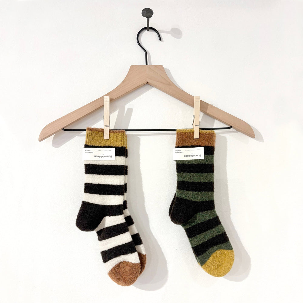 Striped Wool Socks