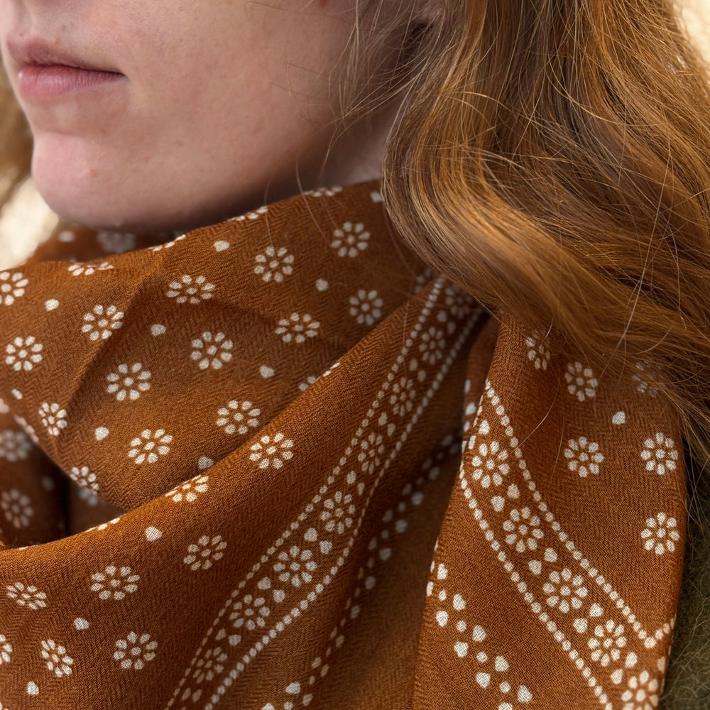 Foulard N°676 - Toffee
