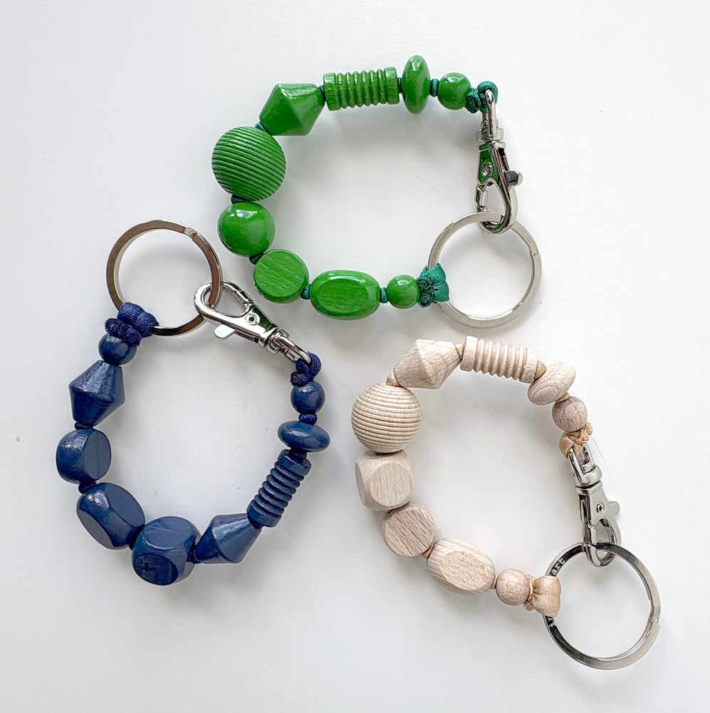 Perlen Mix Short Keychain - Blueberry