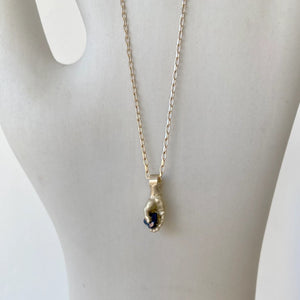 
            
                Load image into Gallery viewer, Black Heart Hand Necklace
            
        