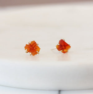 
            
                Load image into Gallery viewer, Mexican Fire Opal Studs
            
        