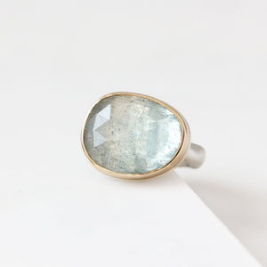 Freeform Aquamarine Ring