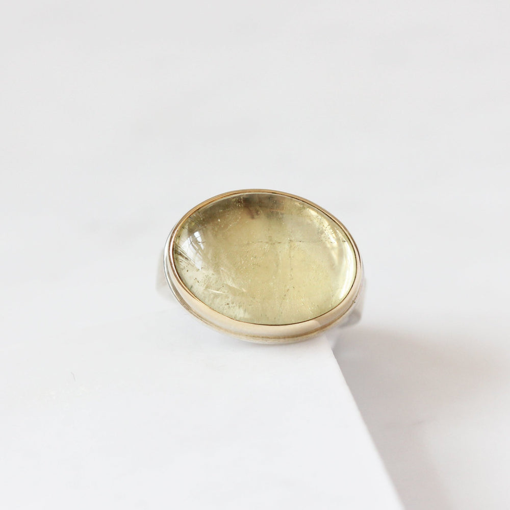 Yellow Beryl Ring