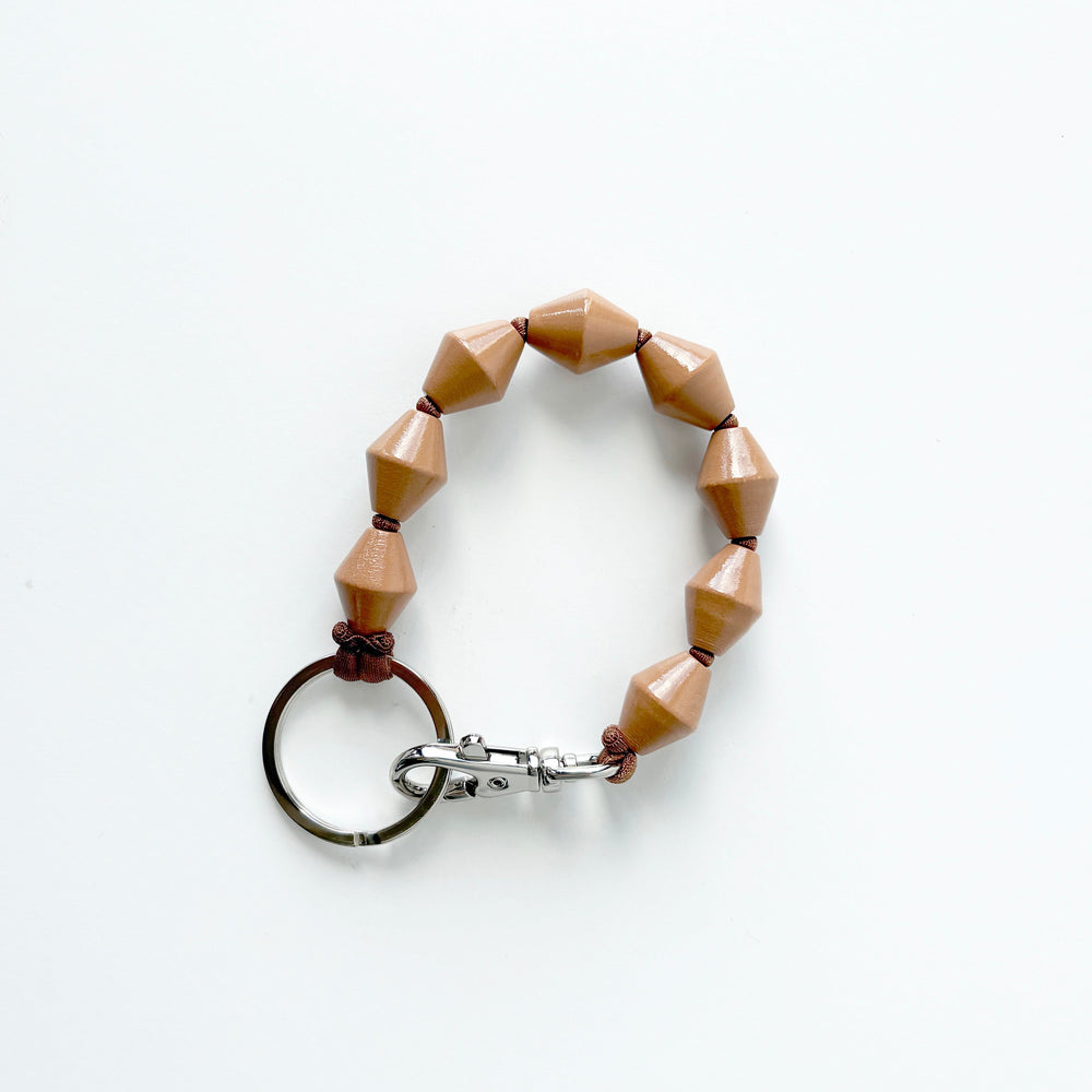 Zickzack Short Keychain - Mocca