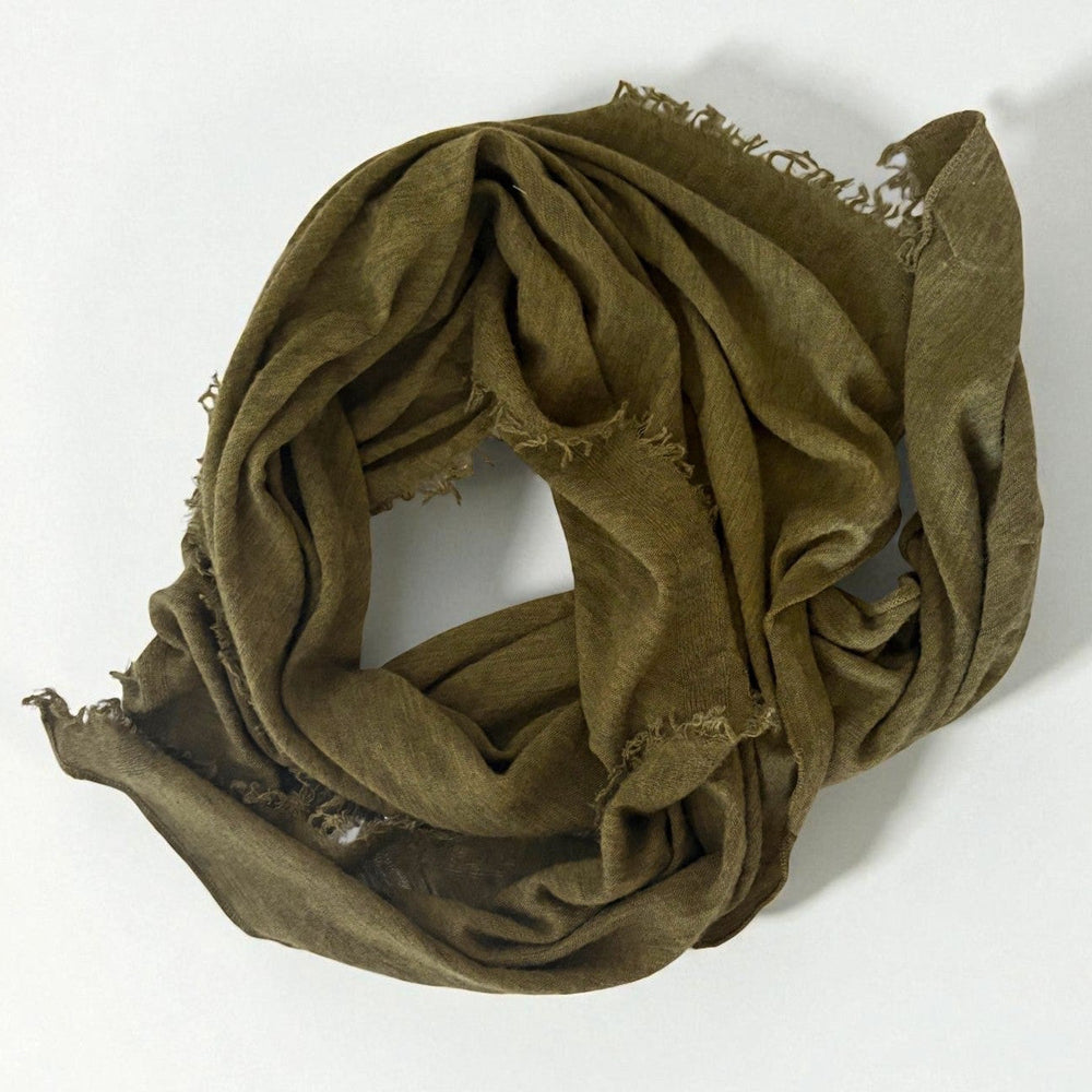Cashmere Stole - Olive