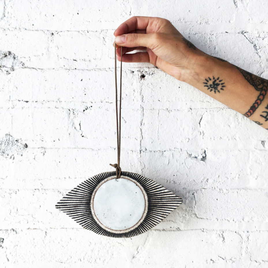 Eye Ornament - White