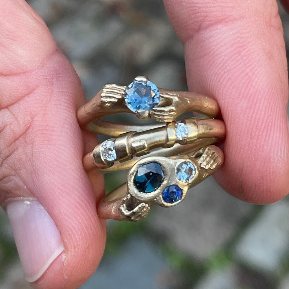 Fraser Hamilton Sapphire and diamond Rings