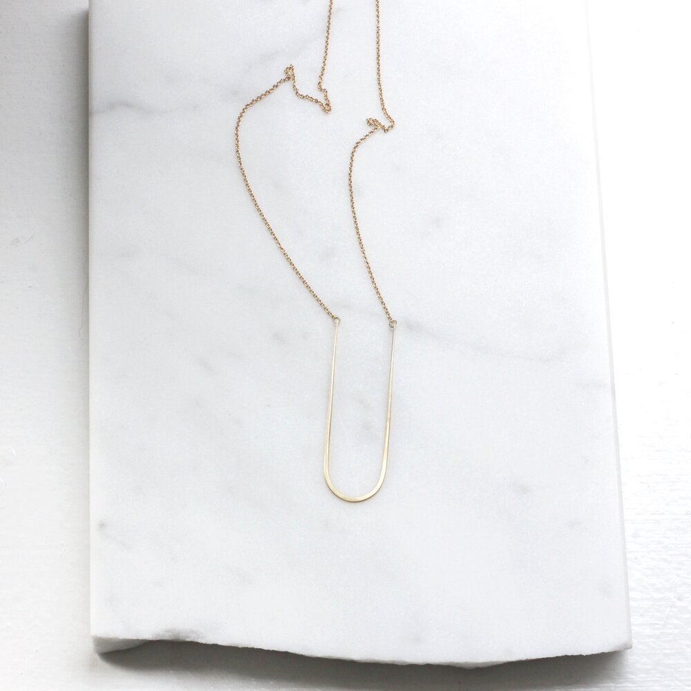 Modern Arch Necklace
