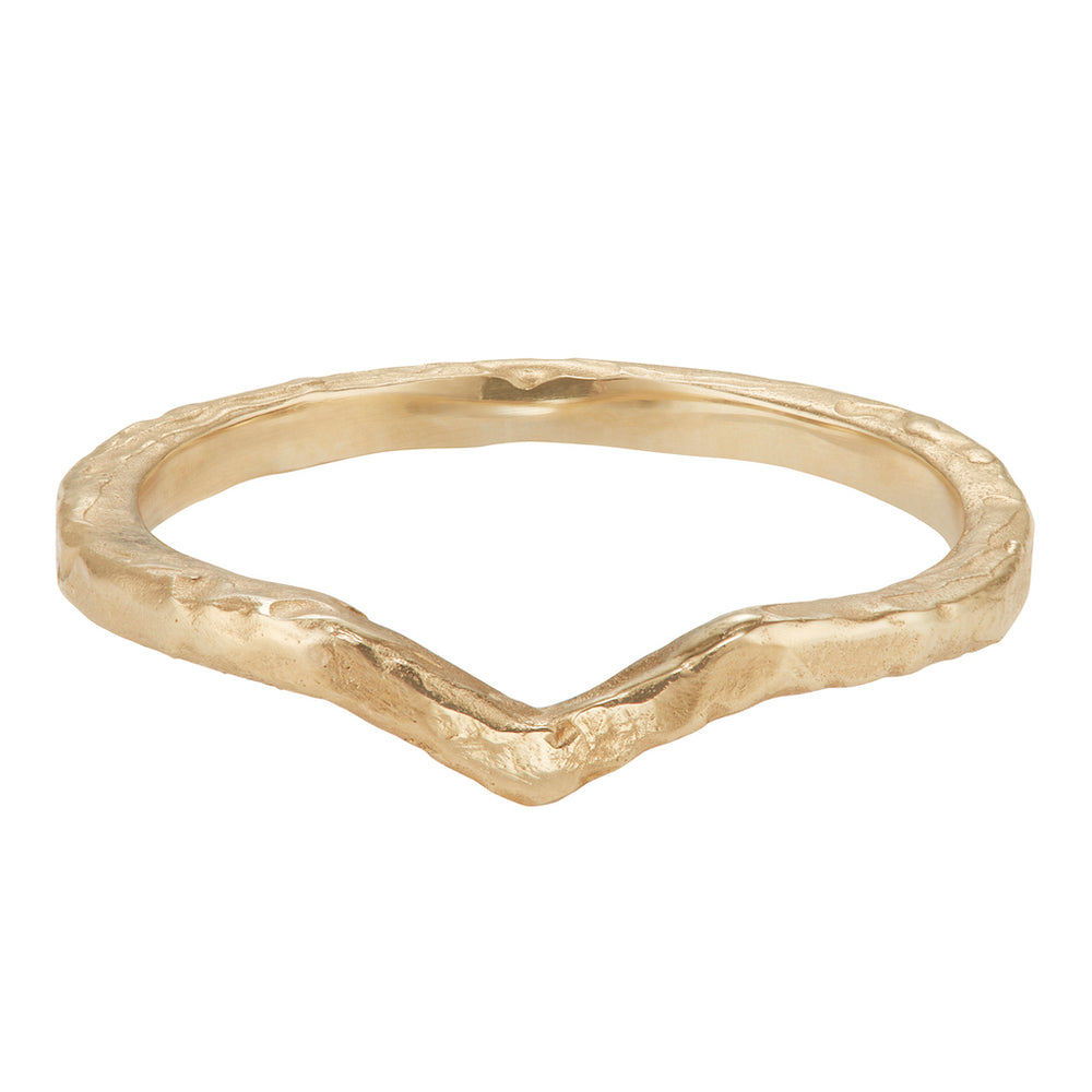 
            
                Load image into Gallery viewer, Ellis Mhairi Cameron 14k Yellow Gold V Ring
            
        