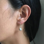 Carla Caruso Wide Pearl Arch Earrings