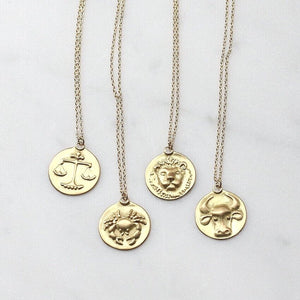 Zodiac Pendant Necklaces
